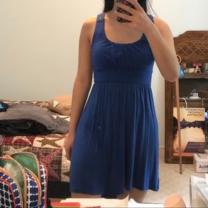 Blue dress